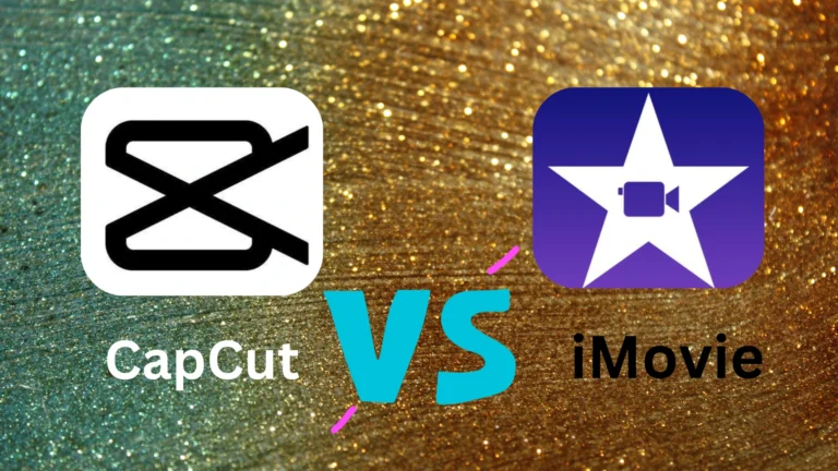 CapCut logo verses iMovie logo.