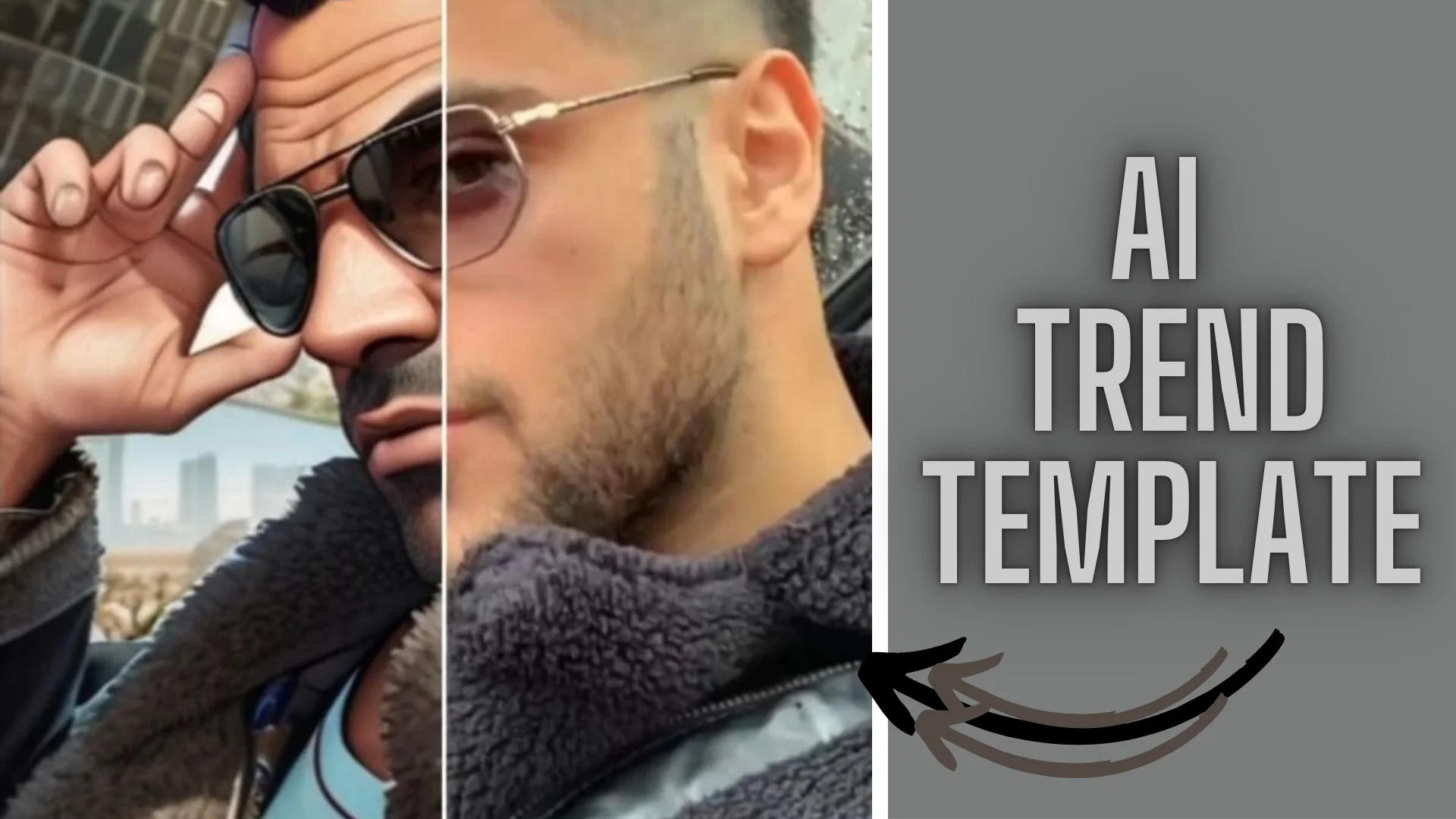 AI Trend template of CapCut