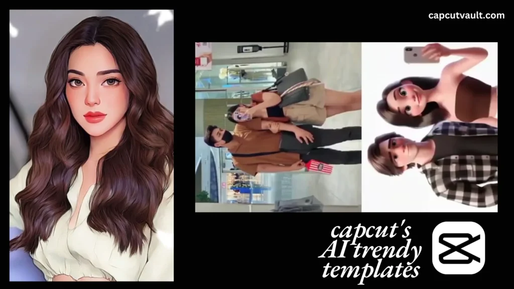 AI trend template of capcut