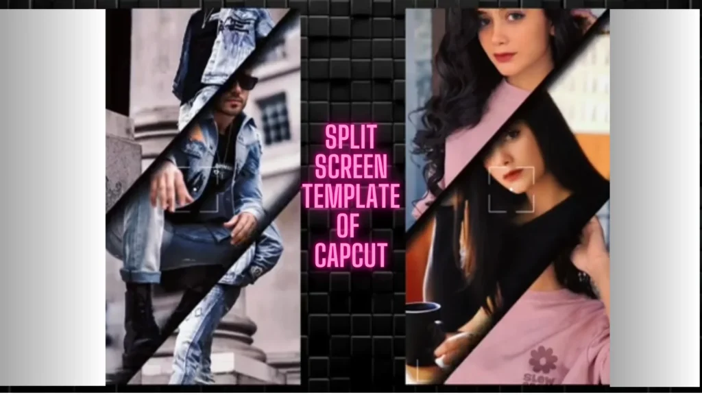 split screen template of CapCut