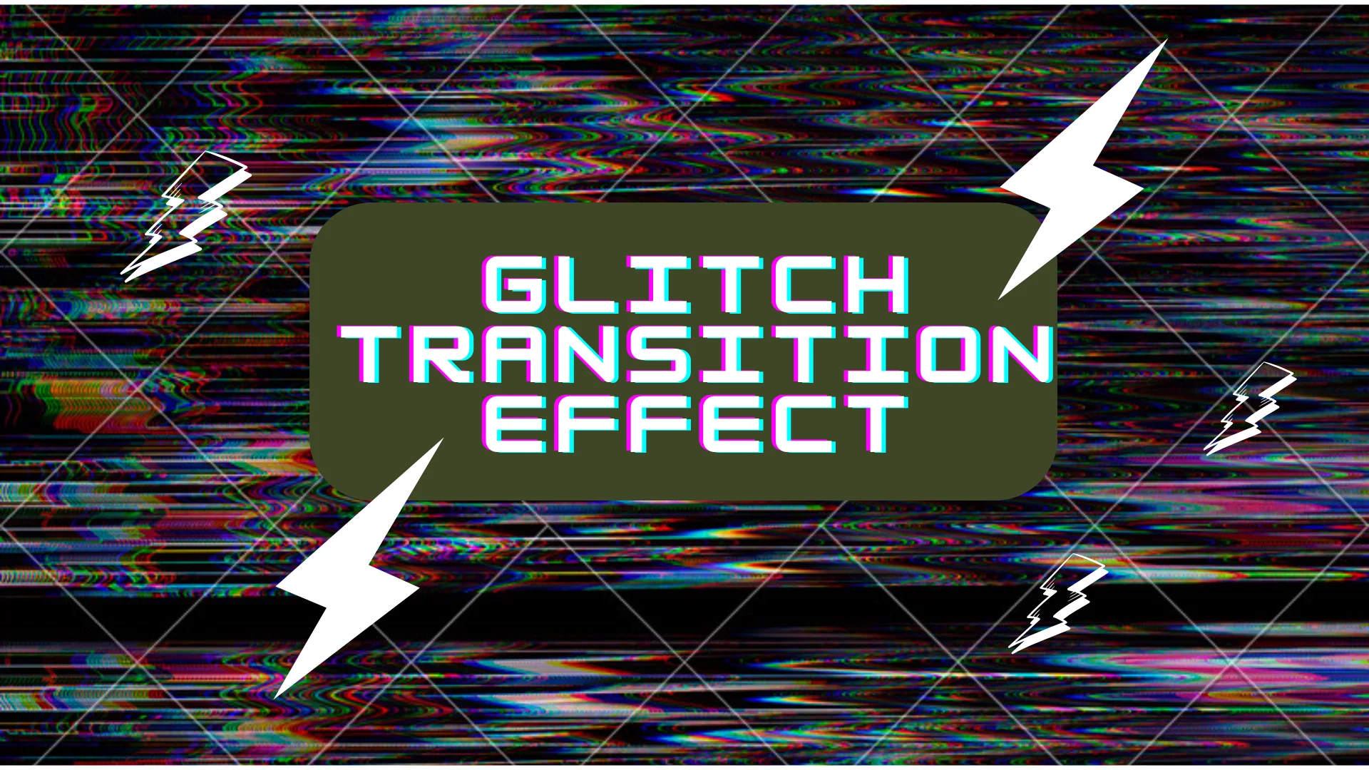 Glitch Transition Effect of CapCut.